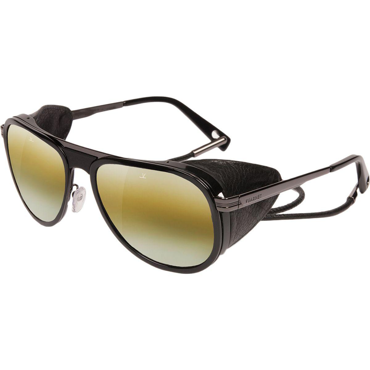 Vuarnet Leather Vl1315 Glacier Sunglasses in Black for Men - Save 25% ...