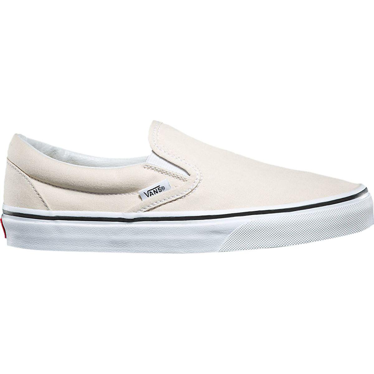 vans slip on birch true white
