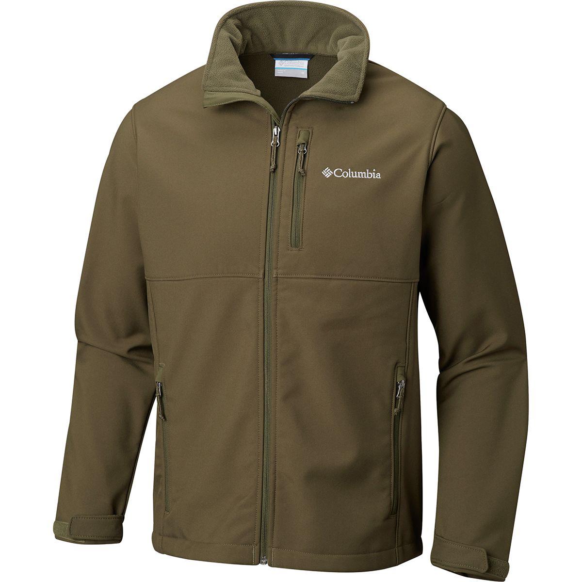 Columbia Synthetic Ascender Softshell Jacket in Green for Men - Lyst