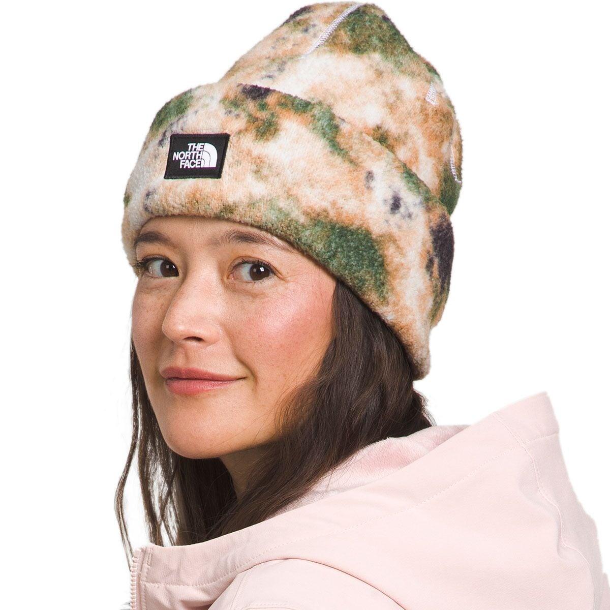 north face camo beanie