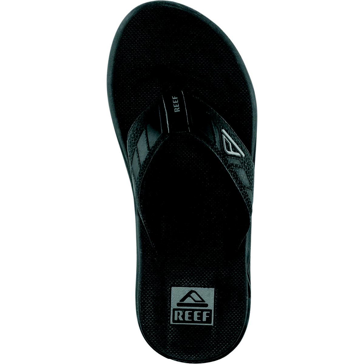 mens reef black flip flops