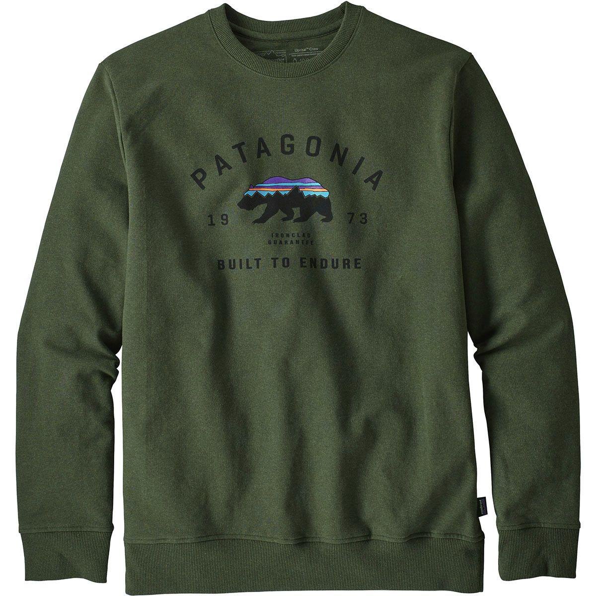Patagonia Cotton Arched Fitz Roy Bear Uprisal Crew Sweatshirt in Green for  Men - Lyst