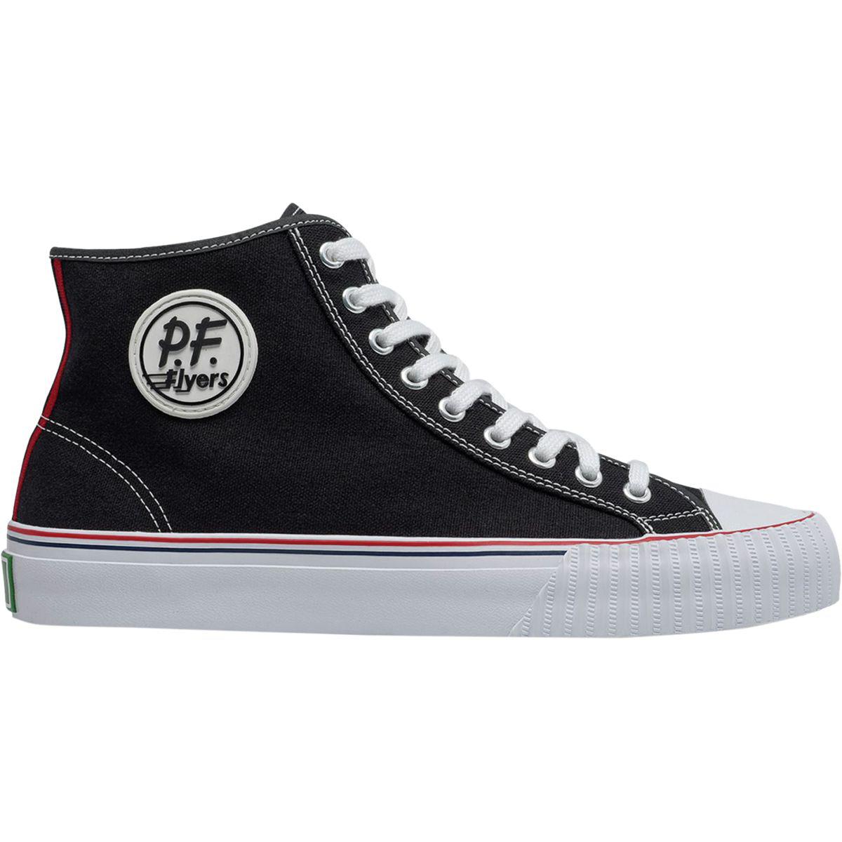 pf flyers black and white