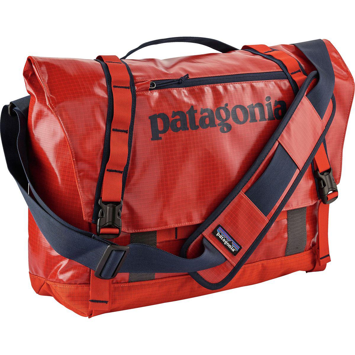 Patagonia Black Hole 24l Messenger Bag in Red for Men | Lyst