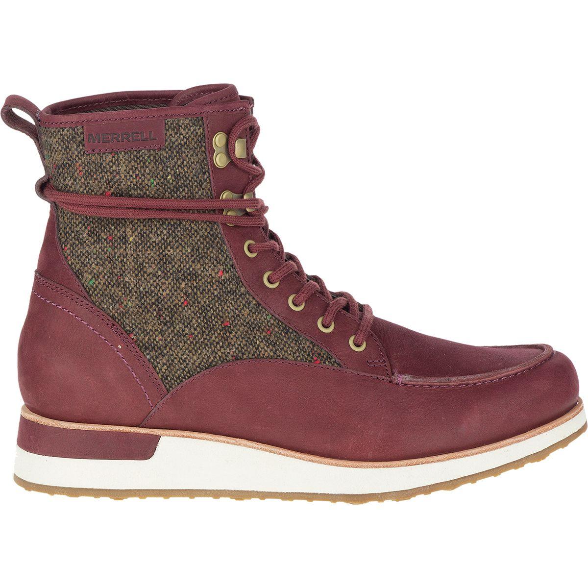 merrell burgundy suede raisin boots