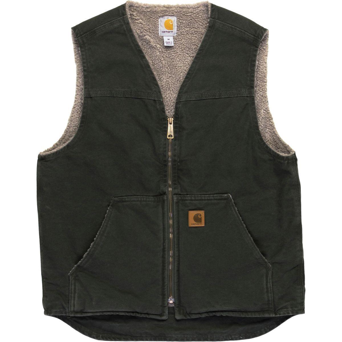 Carhartt Cotton Rugged Vest in Moss (Green) for Men - Lyst