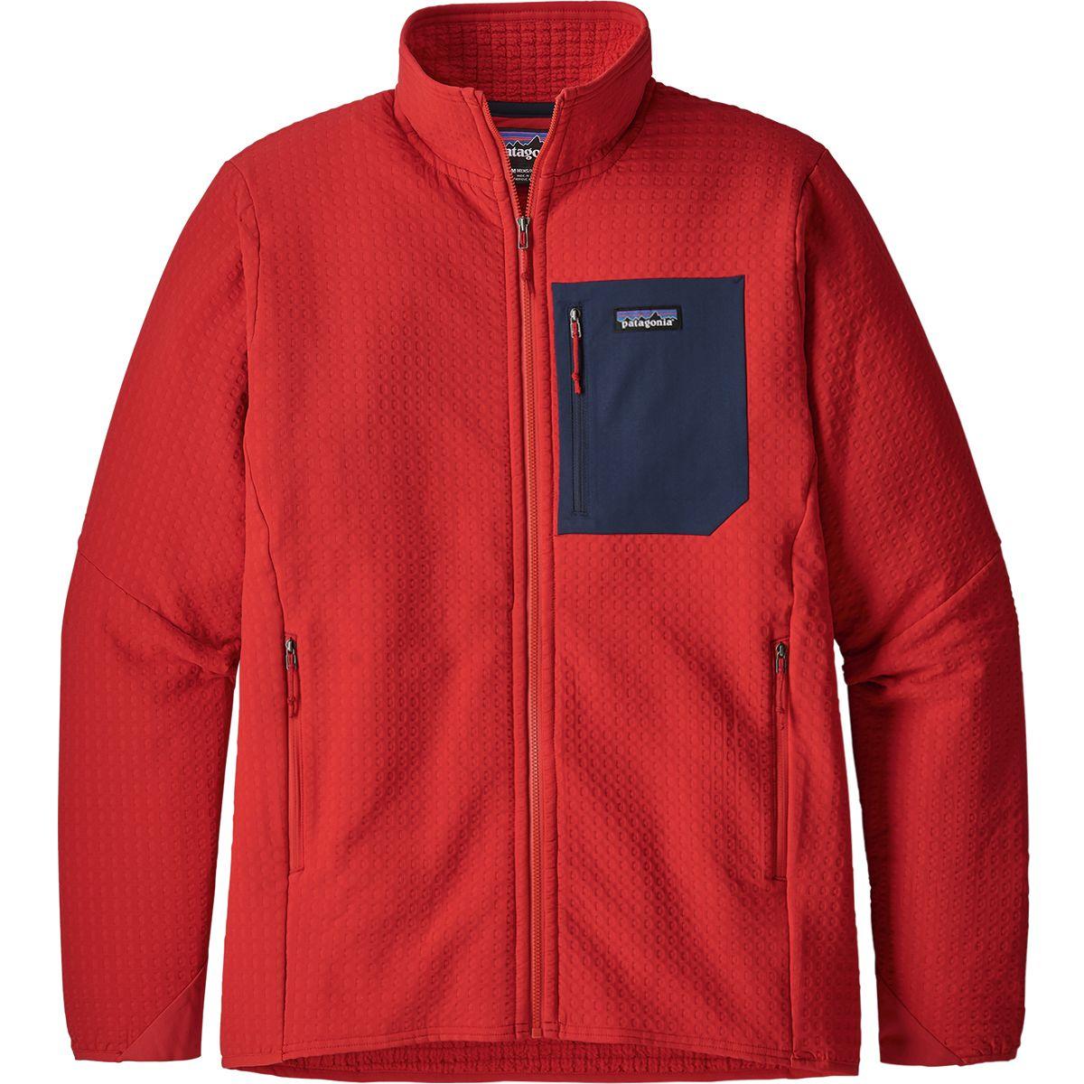 Patagonia R2 Techface Hooded Fleece Jacket in Red for Men Save 11 Lyst