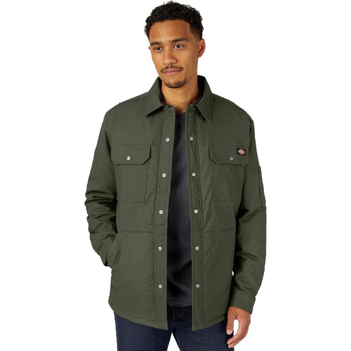 Dickies Flex Duck Relaxed Shirt Jacket in Green for Men | Lyst