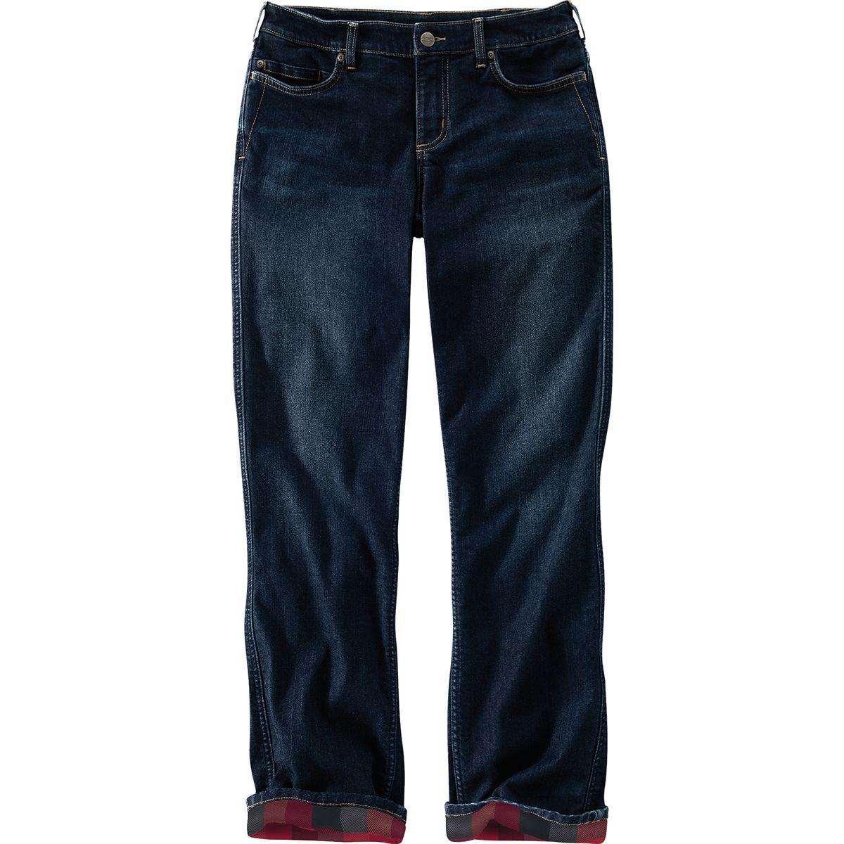 carhartt blaine flannel lined jeans