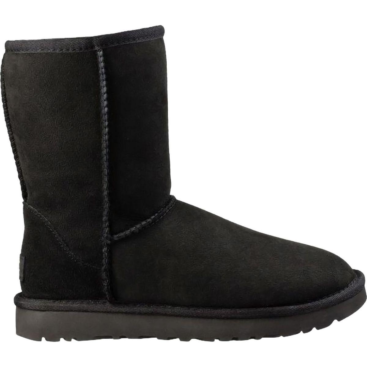 black suede ugg style boots