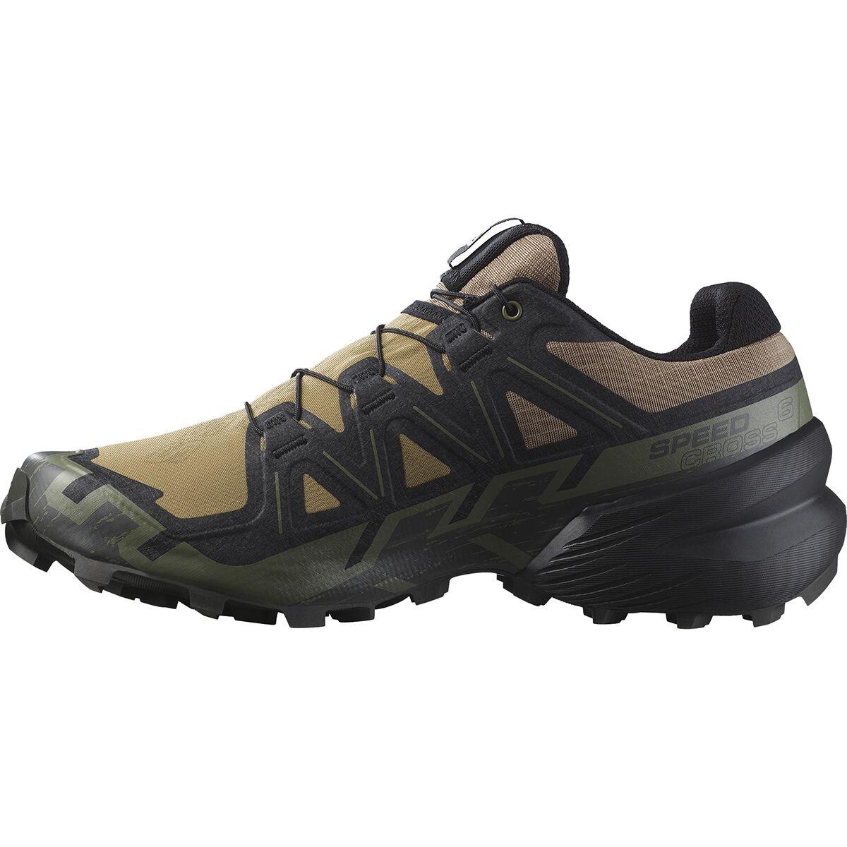 Salomon Speedcross 6 Trail Running Shoe in Black for Men | Lyst