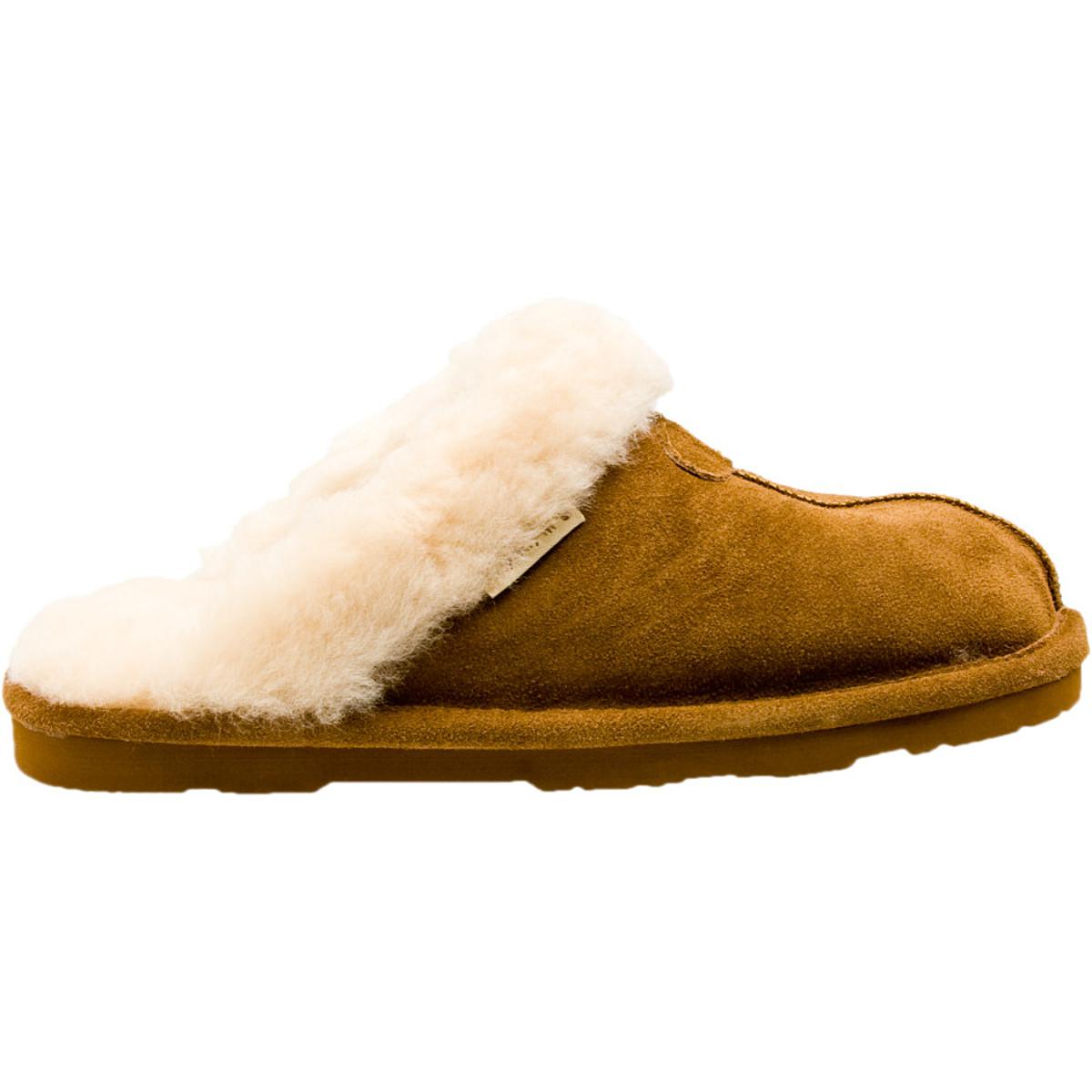 bearpaw retro loki suede slipper