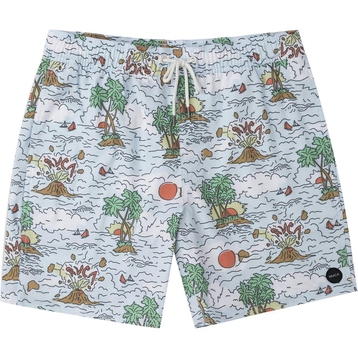 Rvca montague 17 swim trunks Clearance