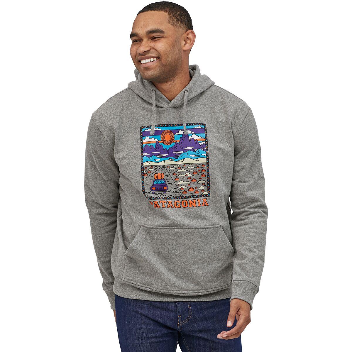 grey patagonia hoodie