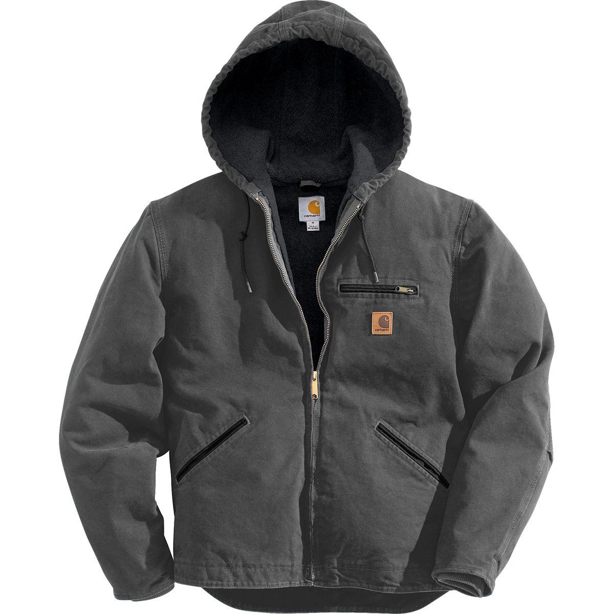 Carhartt Cotton Sandstone Sierra Jacket in Black for Men - Lyst