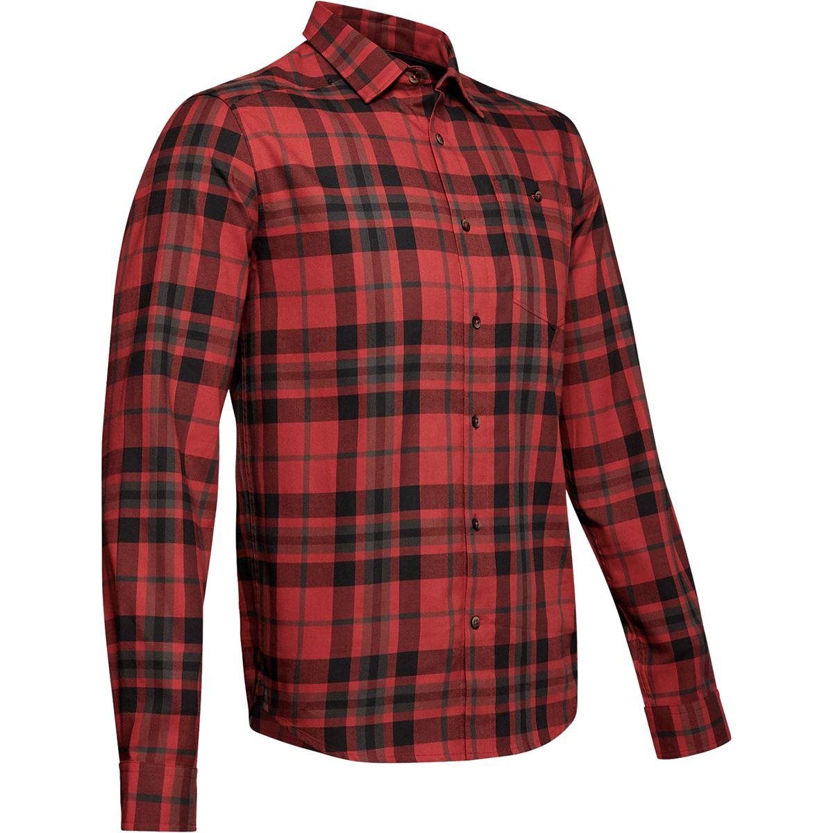 Under Armour Tradesman 2.0 Flannel Shirt in Red for Men - Lyst