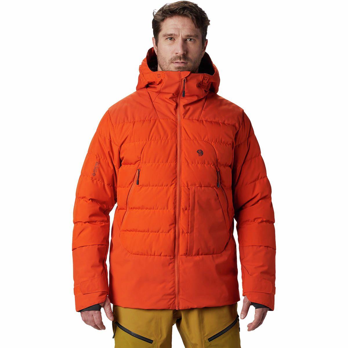 Mountain Hardwear Direct North Gtx Windstopper Down Jacket in Orange ...