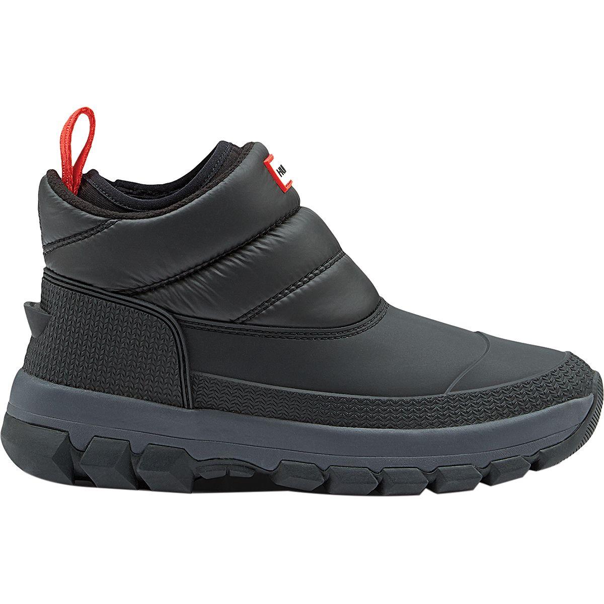 hunter black insulated snow boot