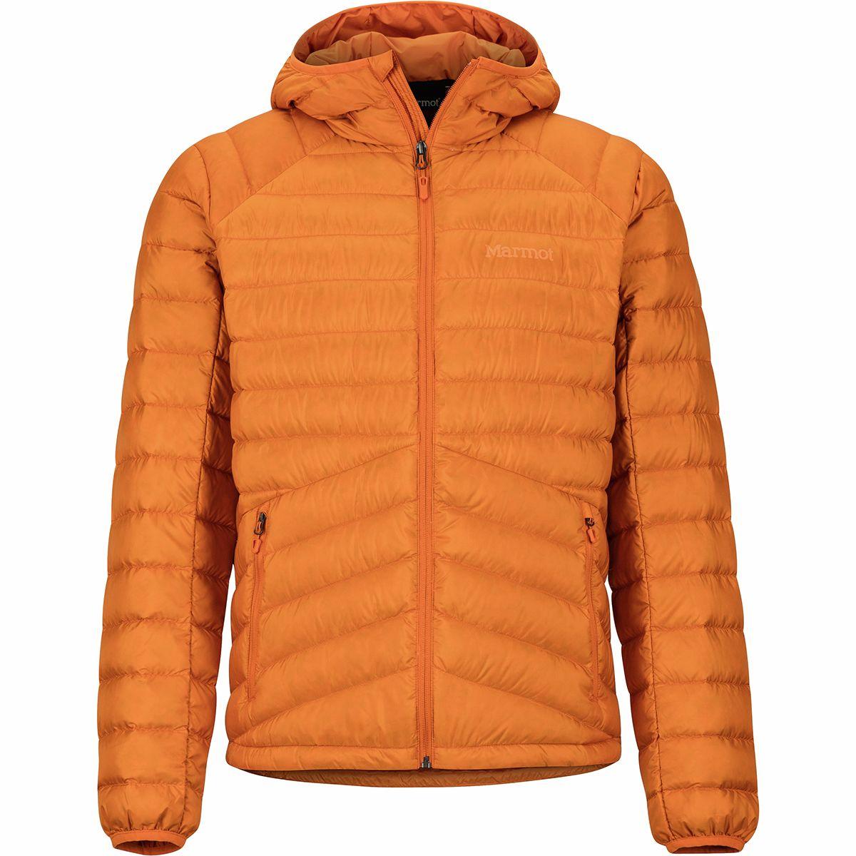 Marmot Synthetic Highlander Down Hooded Jacket in Orange for Men Lyst