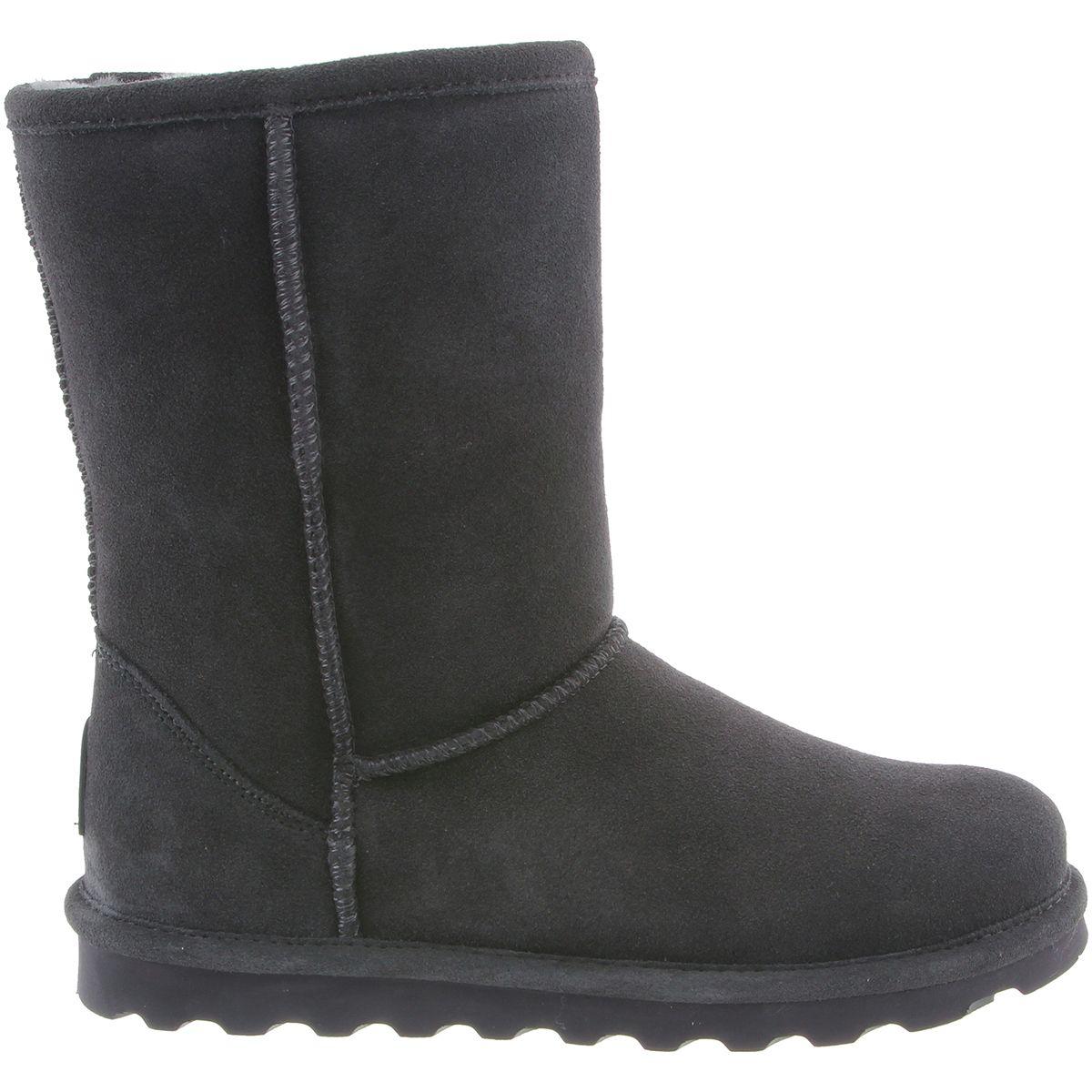 grey mini boots