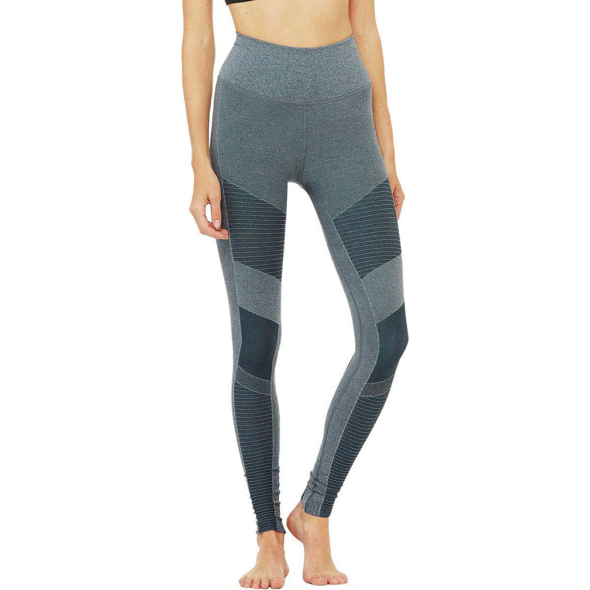 Alo Yoga Synthetic ® High-waist Seamless Moto Legging in Indigo Heather