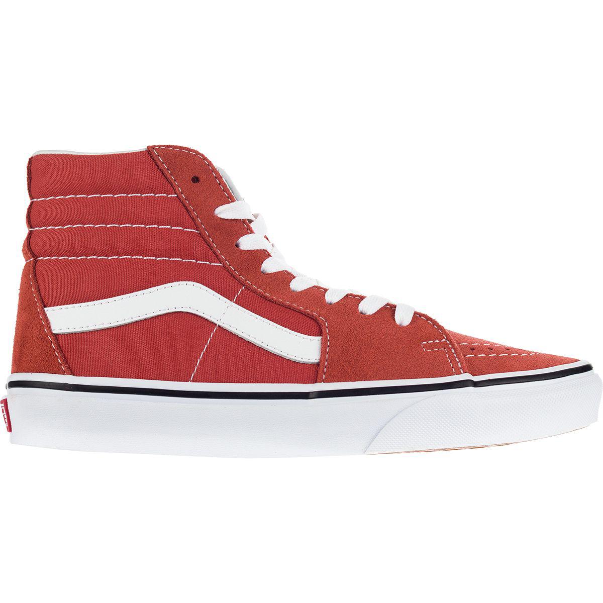 Vans Sk8-hi - Shoes in Red | Lyst