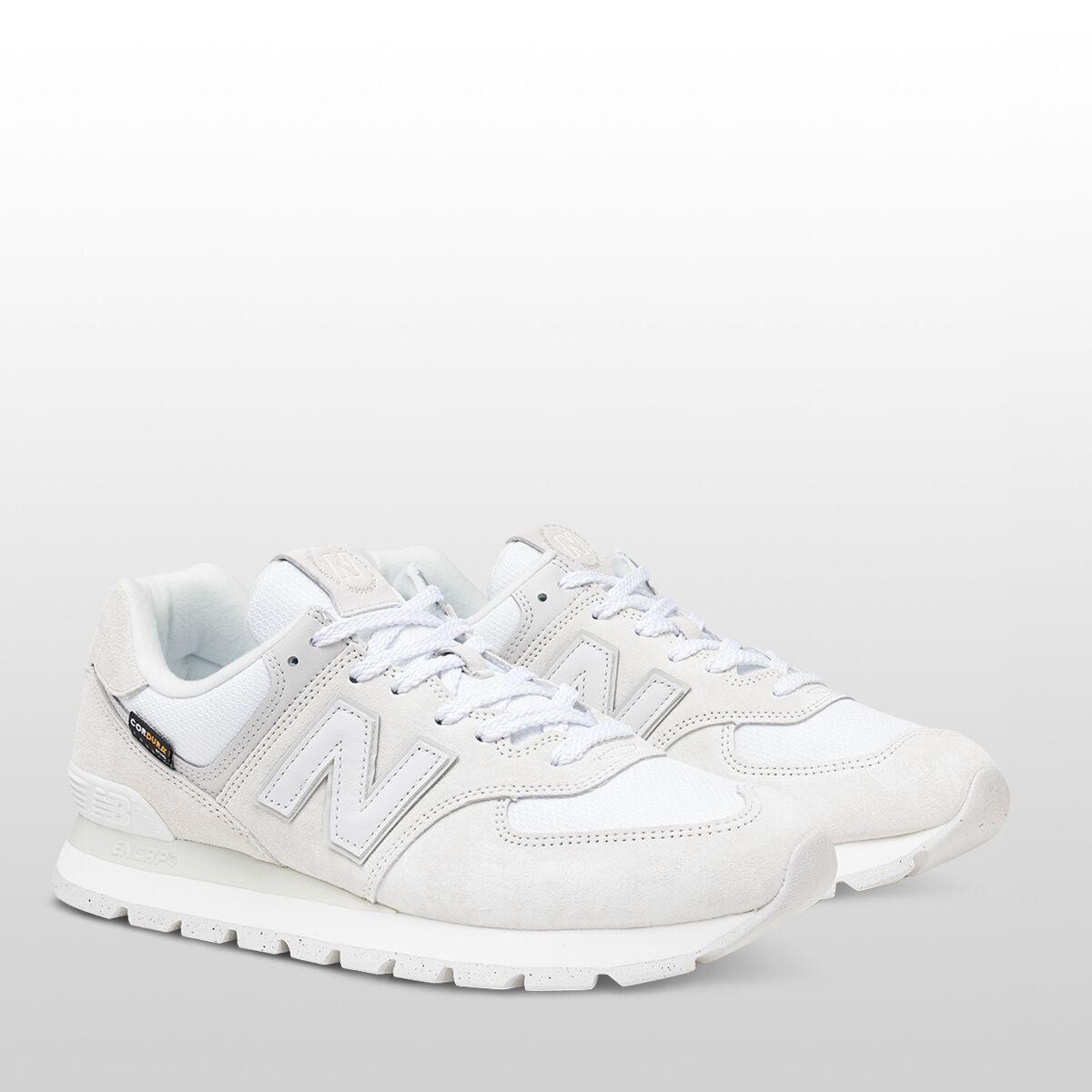 New Balance 574 Rugged Shoe in White for Men | Lyst