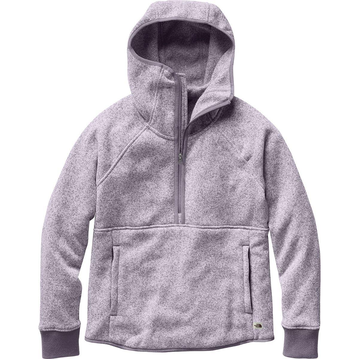 The North Face Fleece Crescent Pullover Hoodie in Purple - Lyst