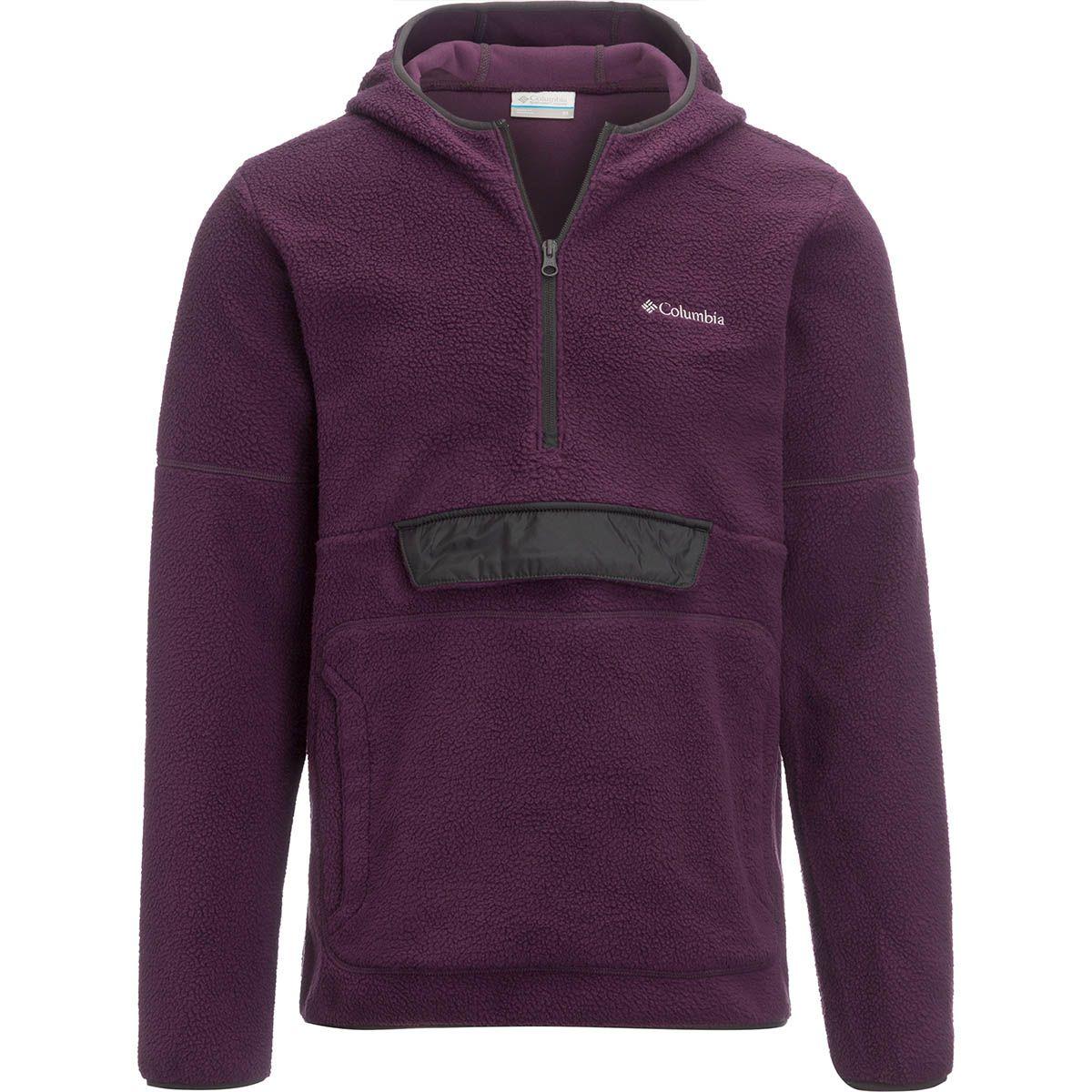 Columbia Fleece Rugged Ridge Sherpa Pullover Hoodie in Purple for Men