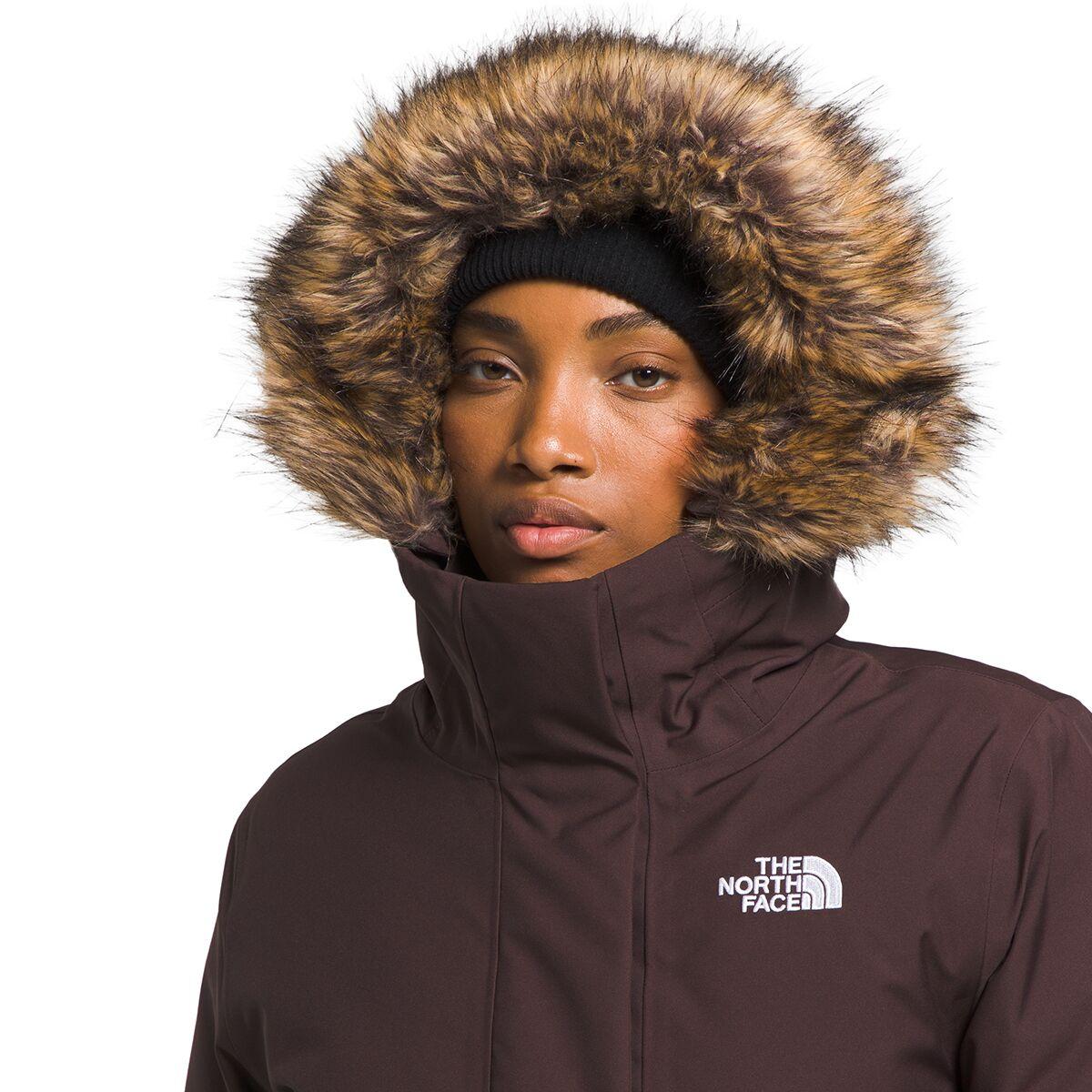 North face arctic parka brown cheap