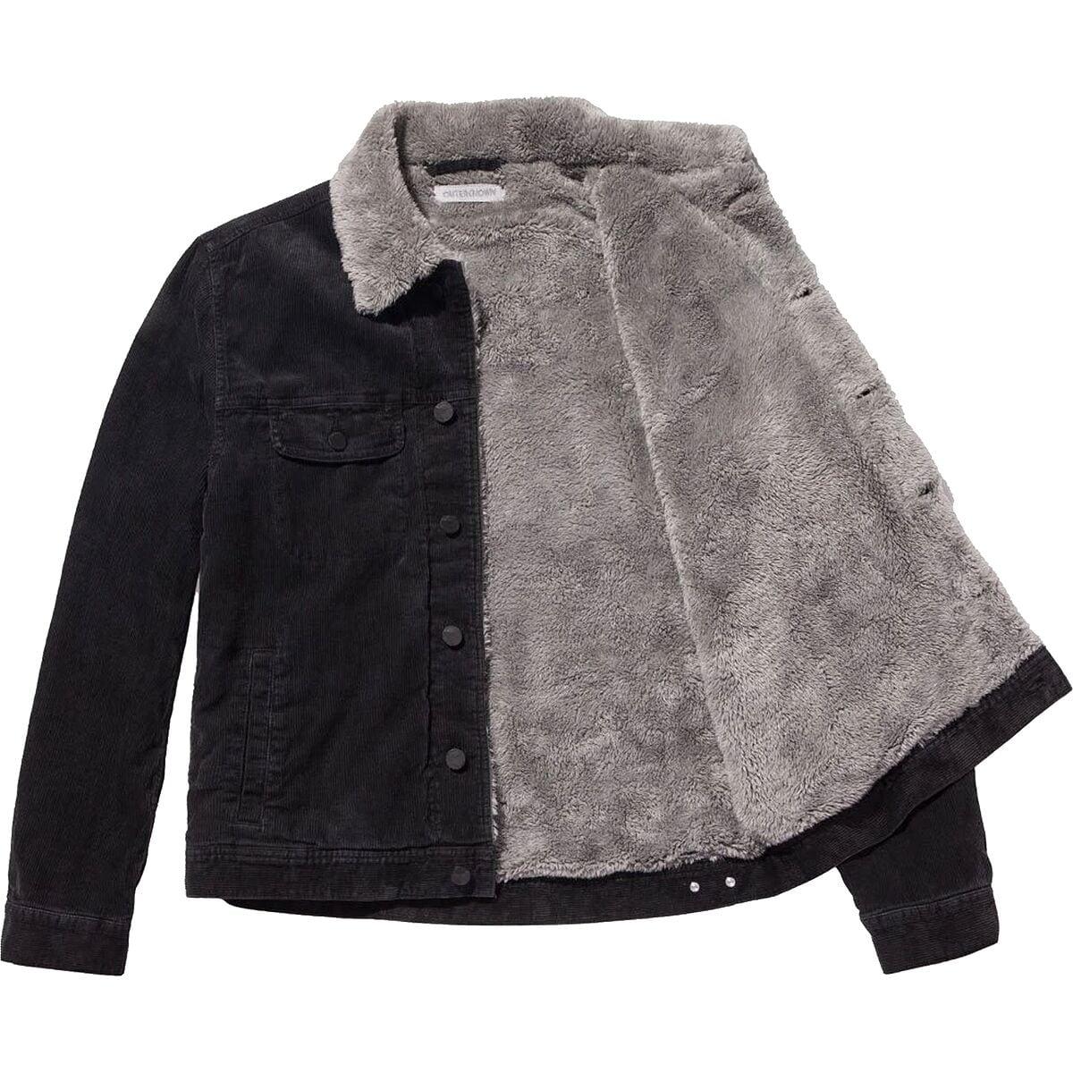 Outerknown Paz Cord Trucker Jacket in Black for Men | Lyst