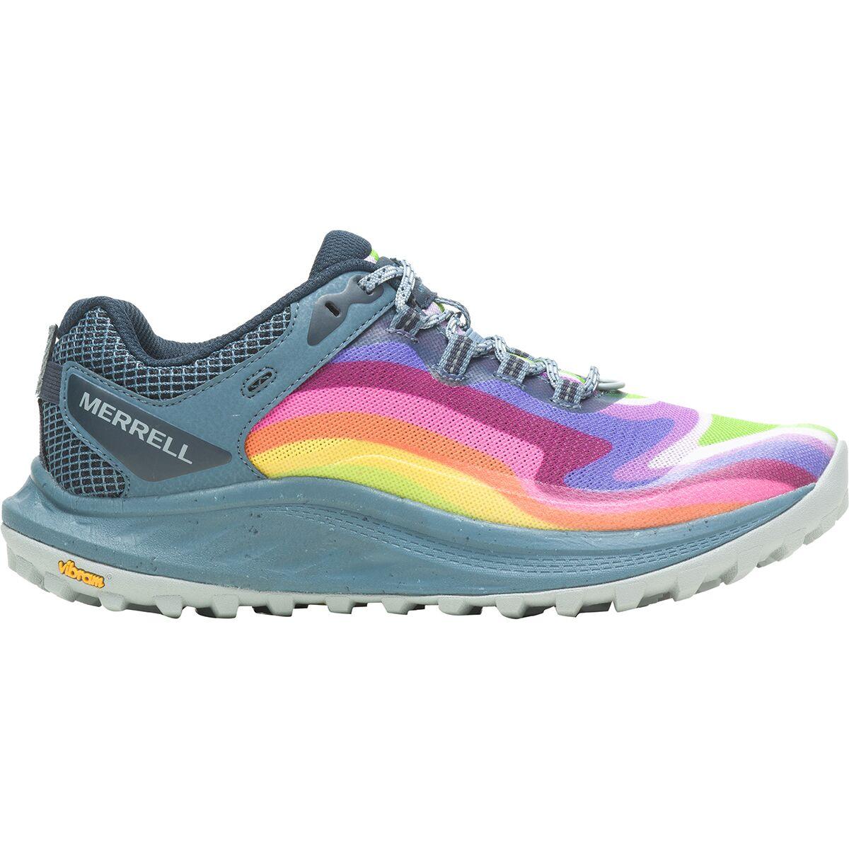 Merrell Antora 3 Rainbow Hiking Shoe in Blue | Lyst