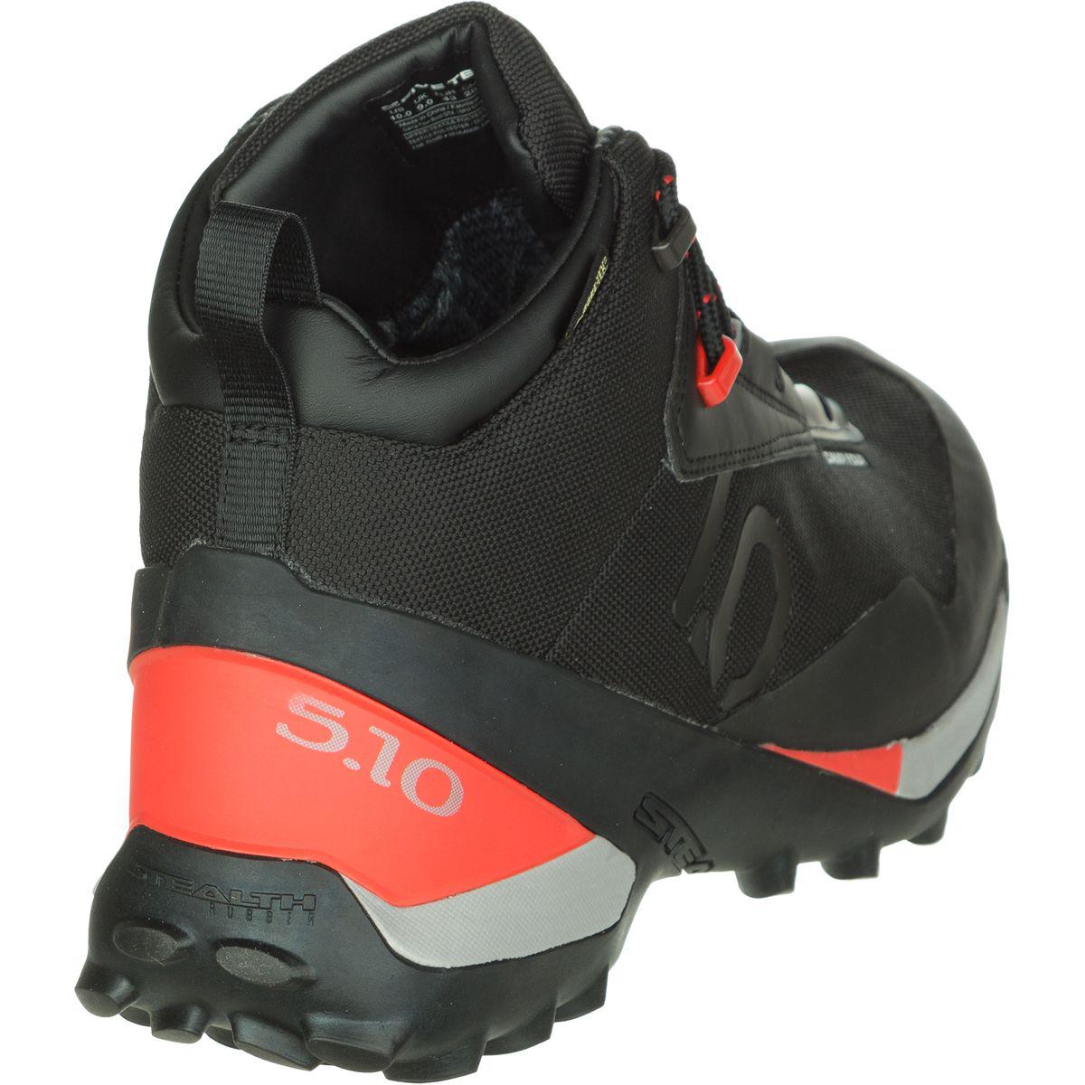 shoes for cheap timeless design high fashion Five Ten Rubber Camp Four Mid Gtx Shoe in Black/Red (Black) for ... shoes for cheap timeless design high fashion Five Ten Rubber Camp Four Mid Gtx Shoe in Black/Red (Black) for ...