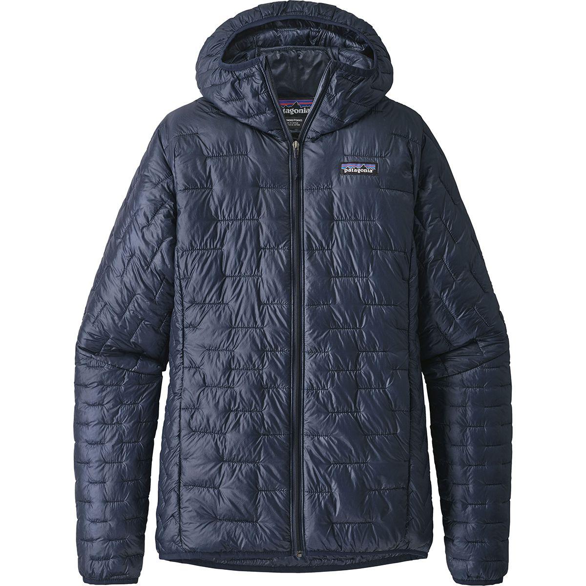 Patagonia Synthetic Micro Puff Hooded Insulated Jacket in Blue - Lyst