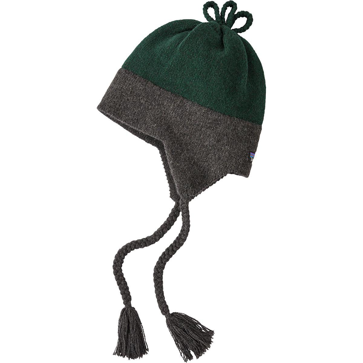 green earflap hat