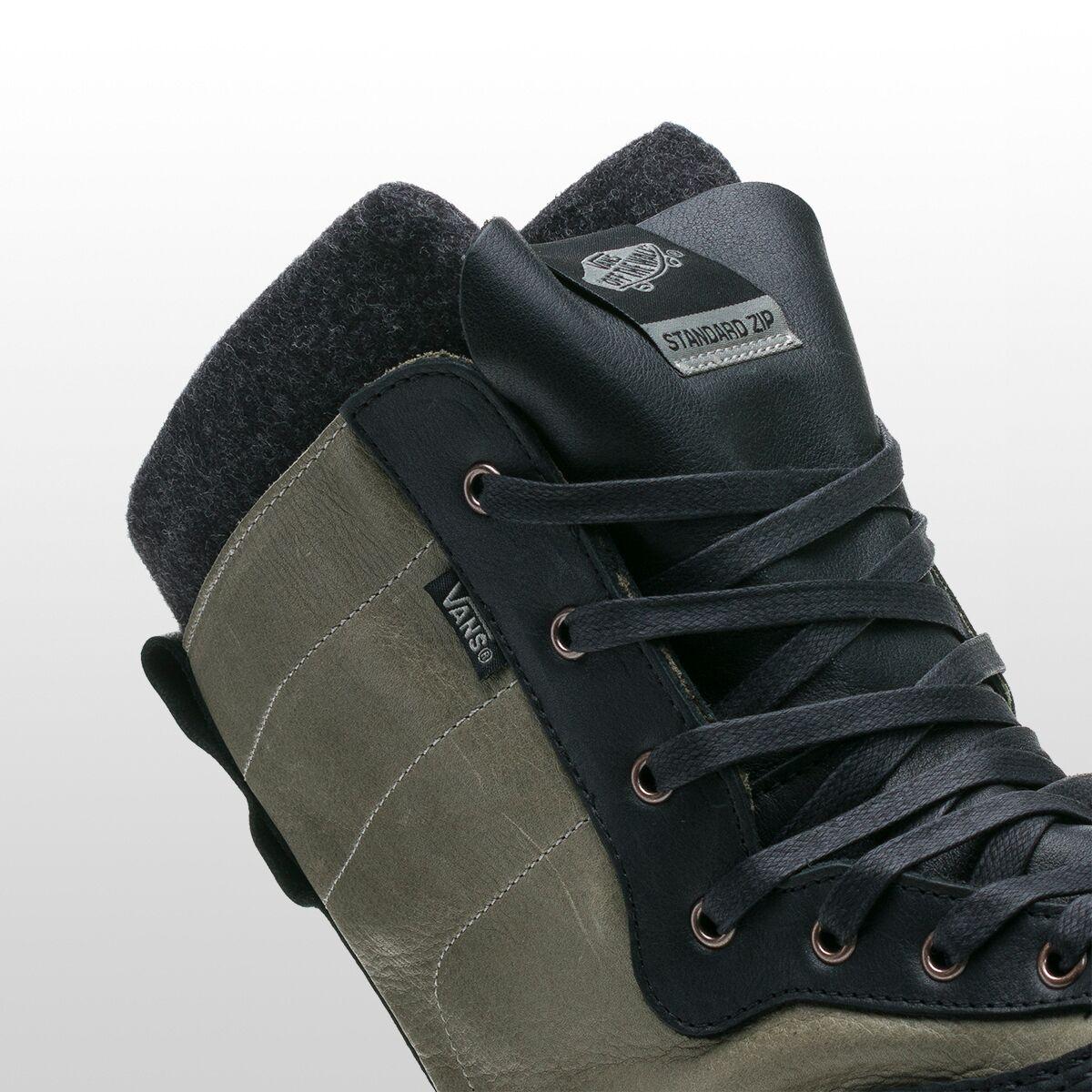 Vans Leather Standard Zip Snow Mte Boot In Black For Men Lyst