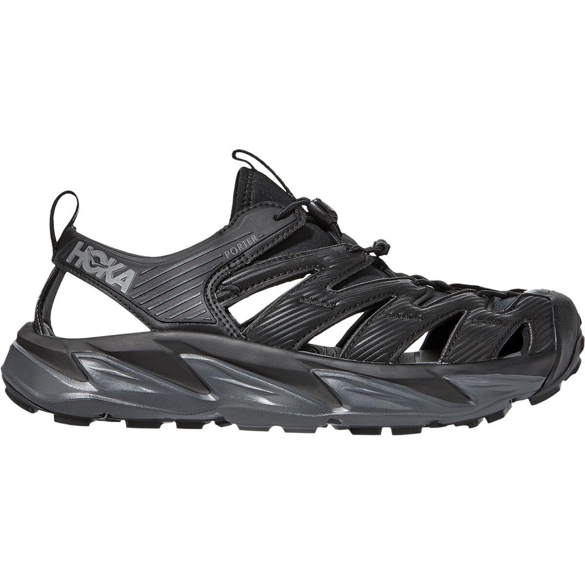 Hoka One One Rubber Hopara Sandal in Black for Men - Lyst