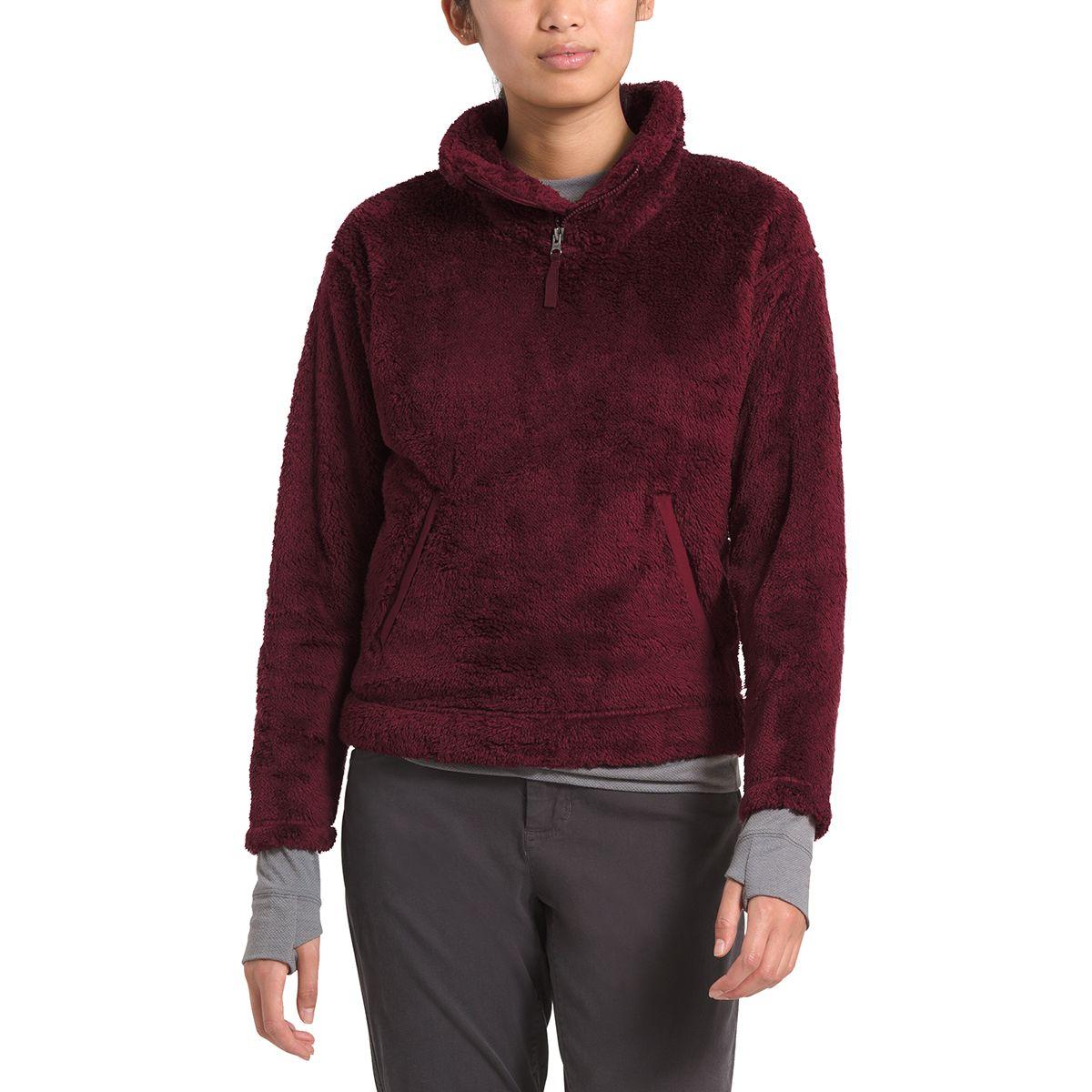 The North Face Furry Fleece Pullover in Deep Garnet Red (Red) - Lyst