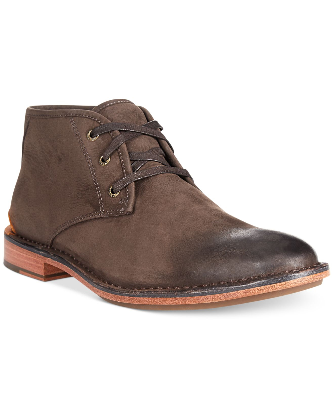 Sebago Halyard Chukka Boots in Brown Nubuck (Brown) for Men - Lyst