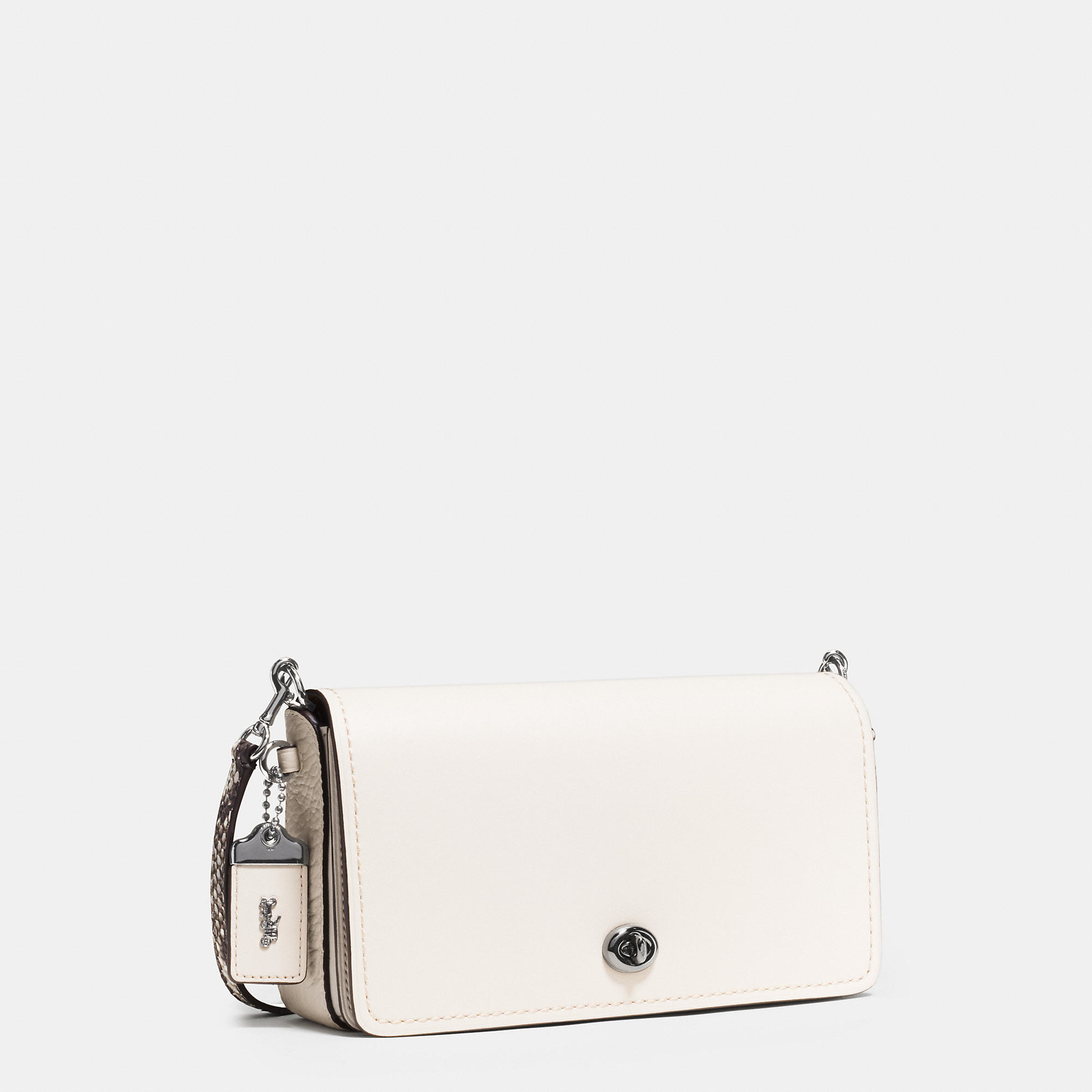 Coach 1941 Dinky Crossbody Bag With Colorblock Links in Chalk White Le –  Essex Fashion House