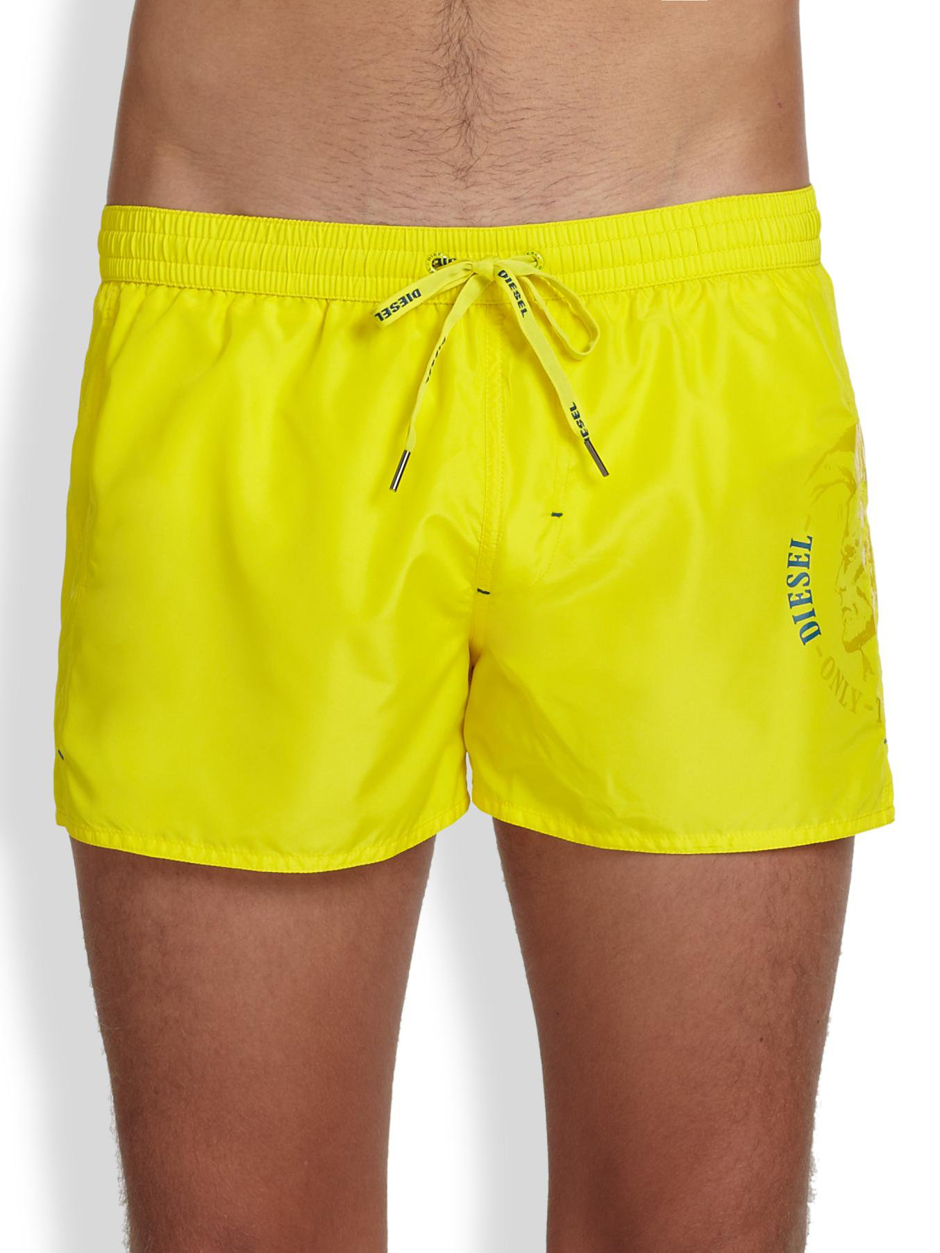 DIESEL Coralrif Sw Swim Shorts in Yellow for Men - Lyst