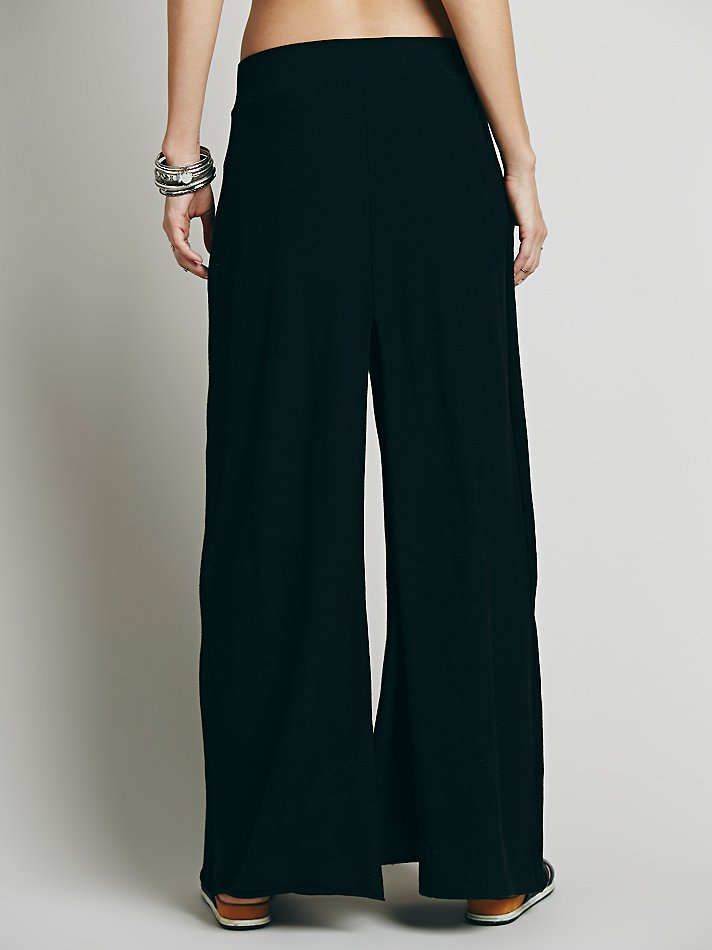 Free People Cotton Fp Beach Womens Kats Pants In Black Lyst