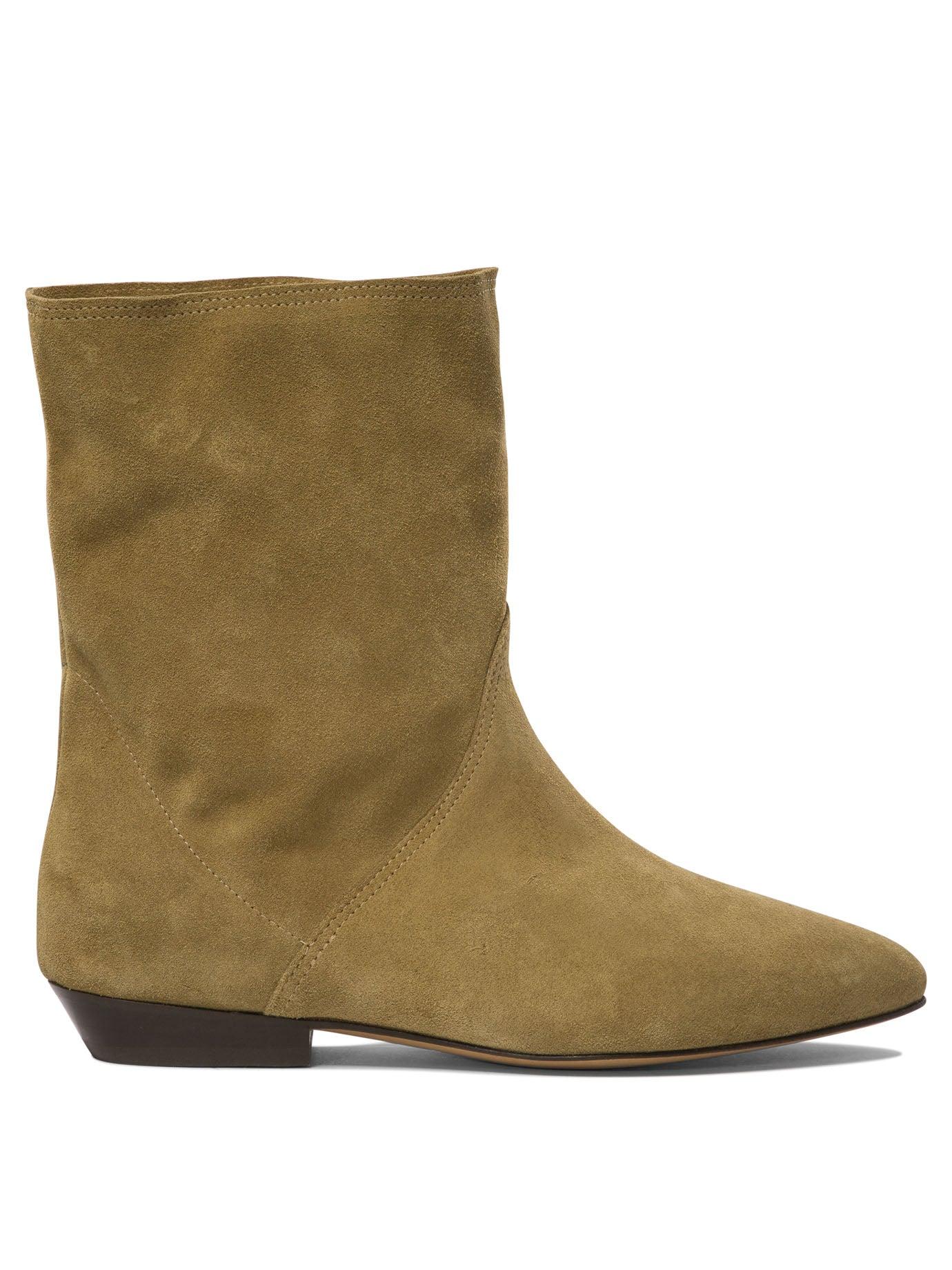 Isabel Marant Slaine Ankle Boots in Green Lyst