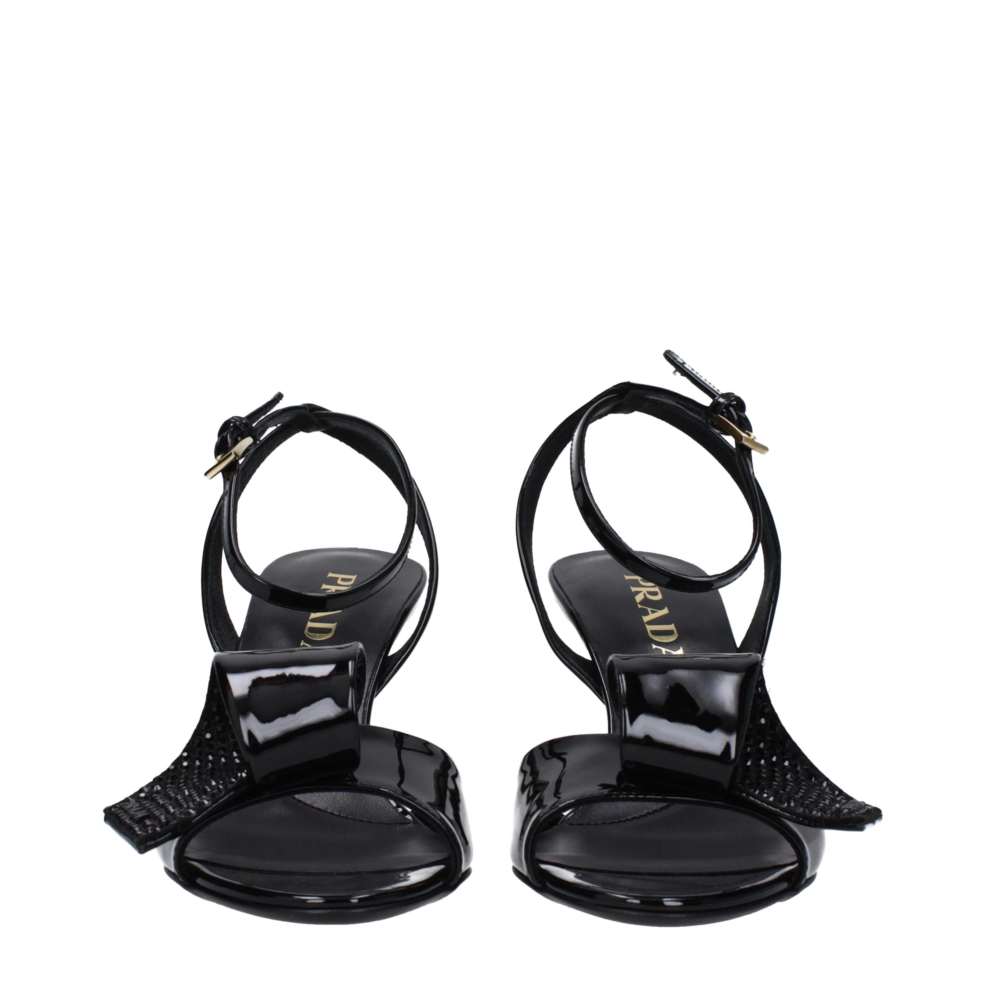 Prada Sandali Donna Vernice Nero in Black for Men | Lyst UK