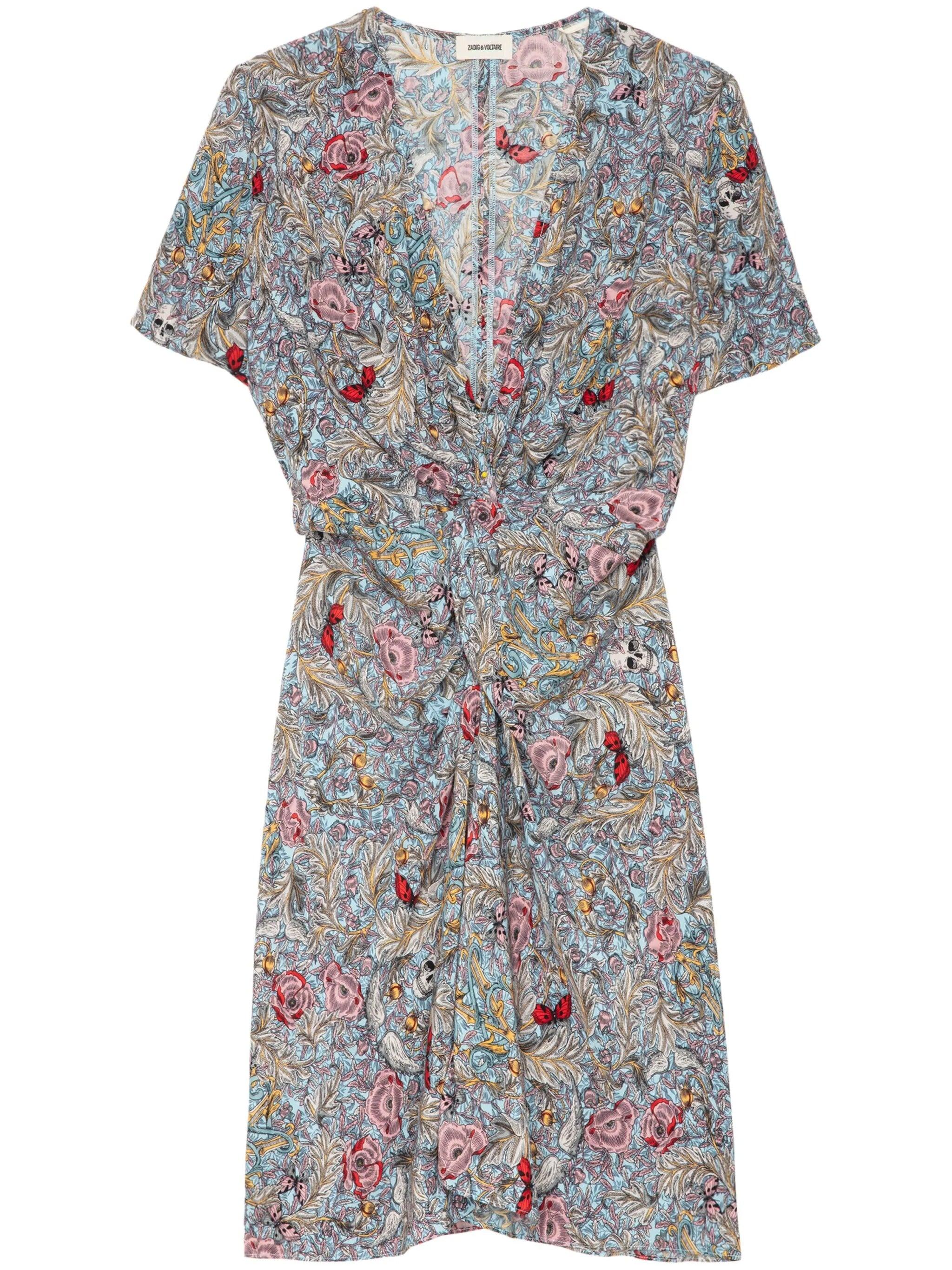 ワンピース ZADIG & VOLTAIRE Woman Dress Multicolor WWDR02501 404 Zadig & Voltaire Ramelil Dress – Très Chic