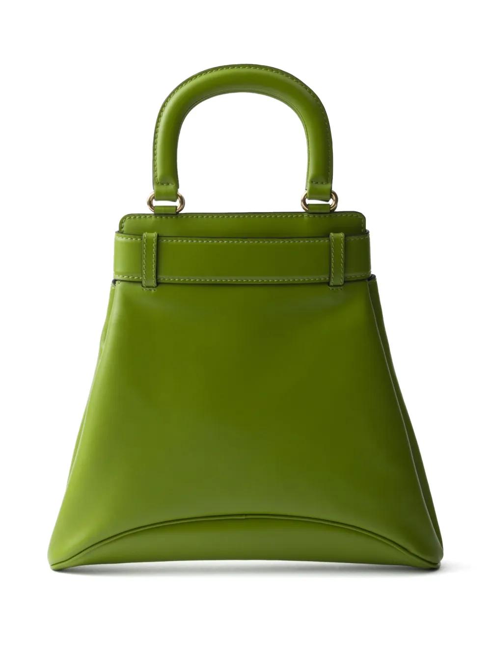 バッグ 00s Prada Green Leather Boston Bag Prada Handbags in Green | Lyst