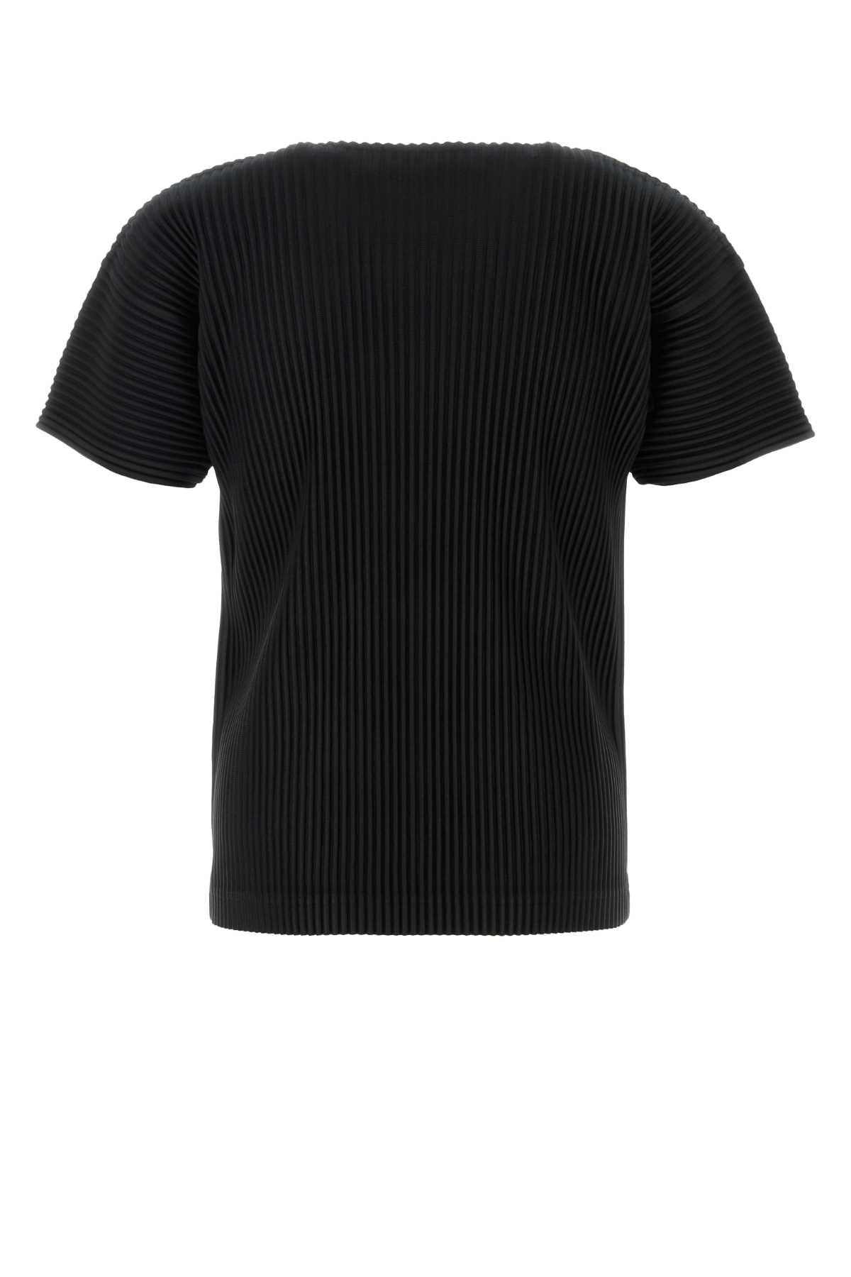 Homme Plissé Issey Miyake Plissé long-sleeve T-shirt | Black