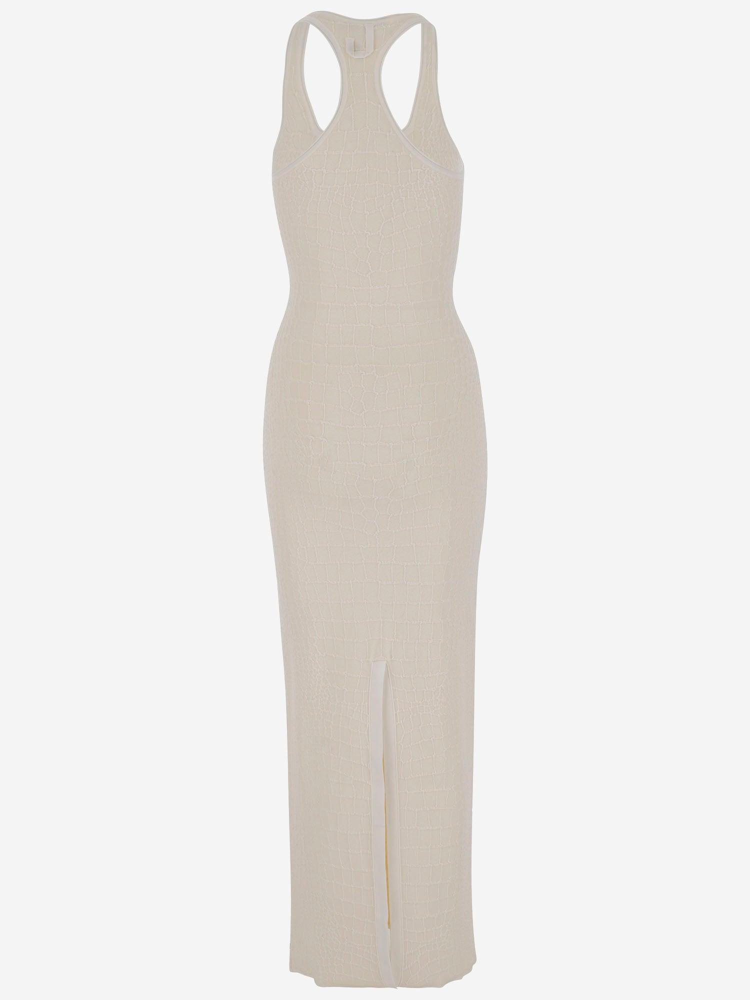 Jacquemus Scale Dress in White | Lyst