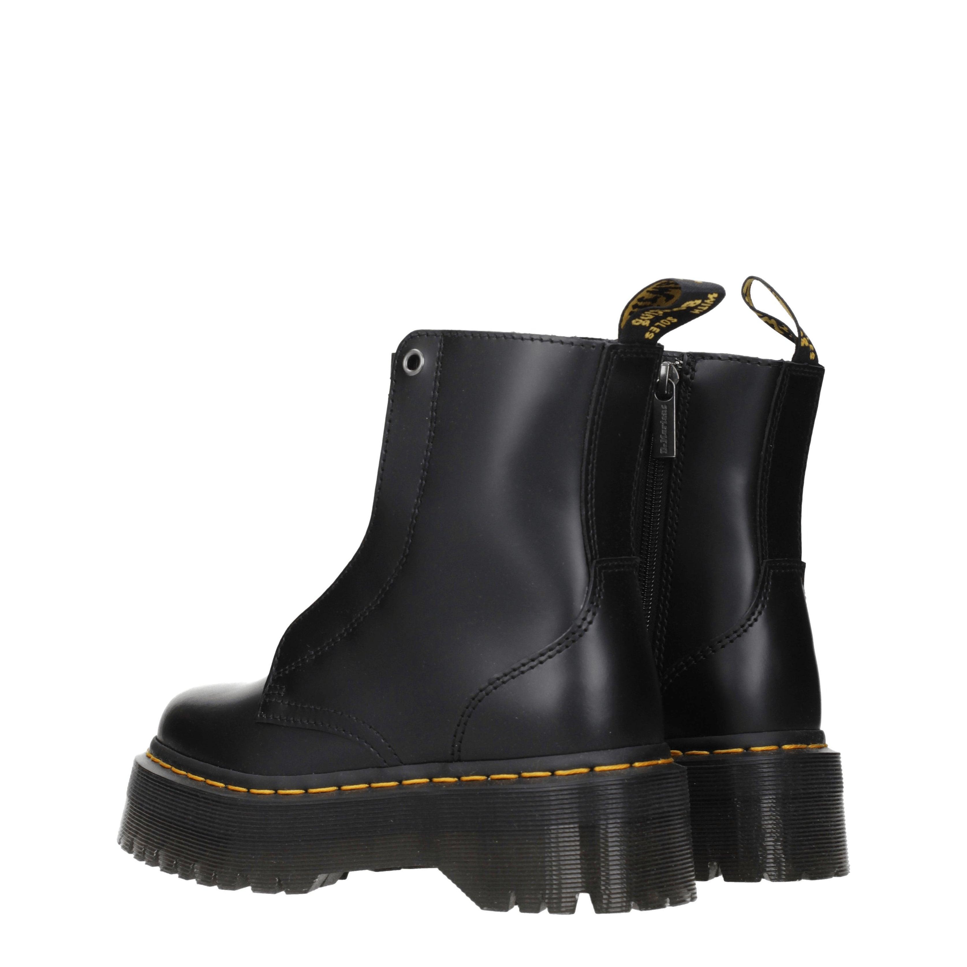 Chelsea Dr Martens Vernice Nero Boots Stivali Platform Di Vernice
