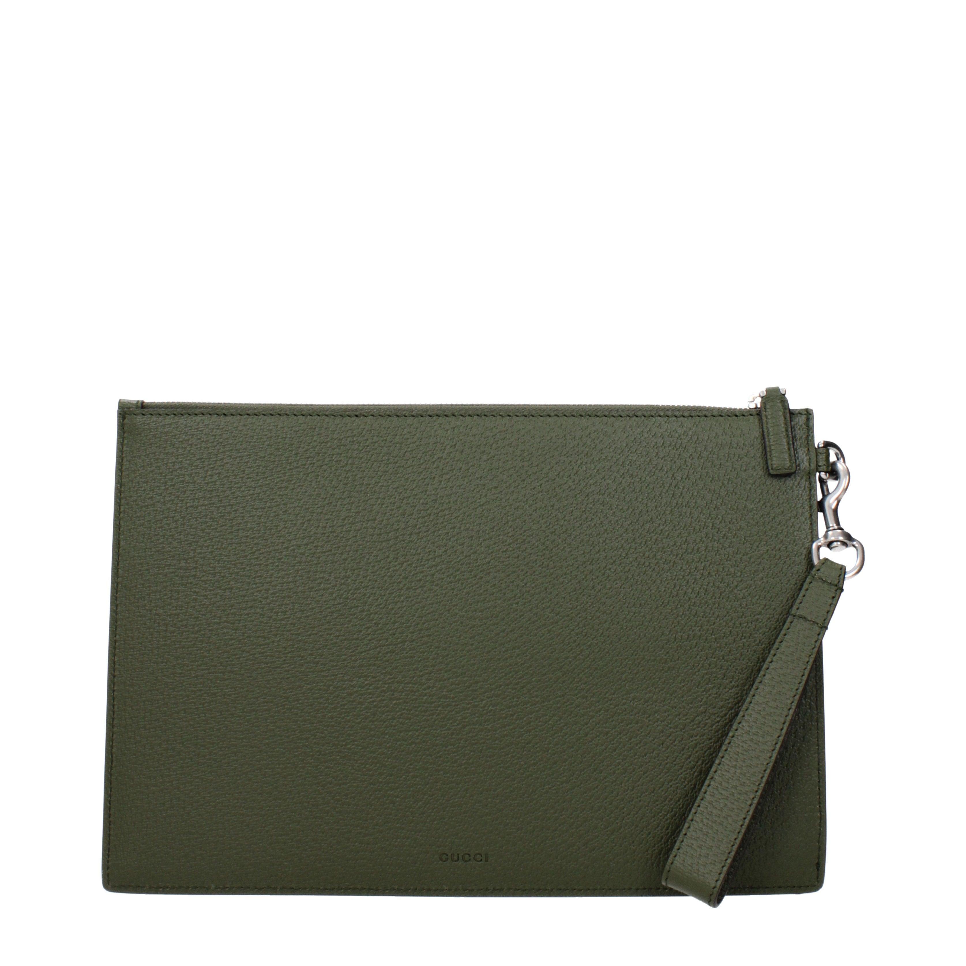 Gucci Pochette Marmont Uomo Pelle Verde in Green Lyst UK